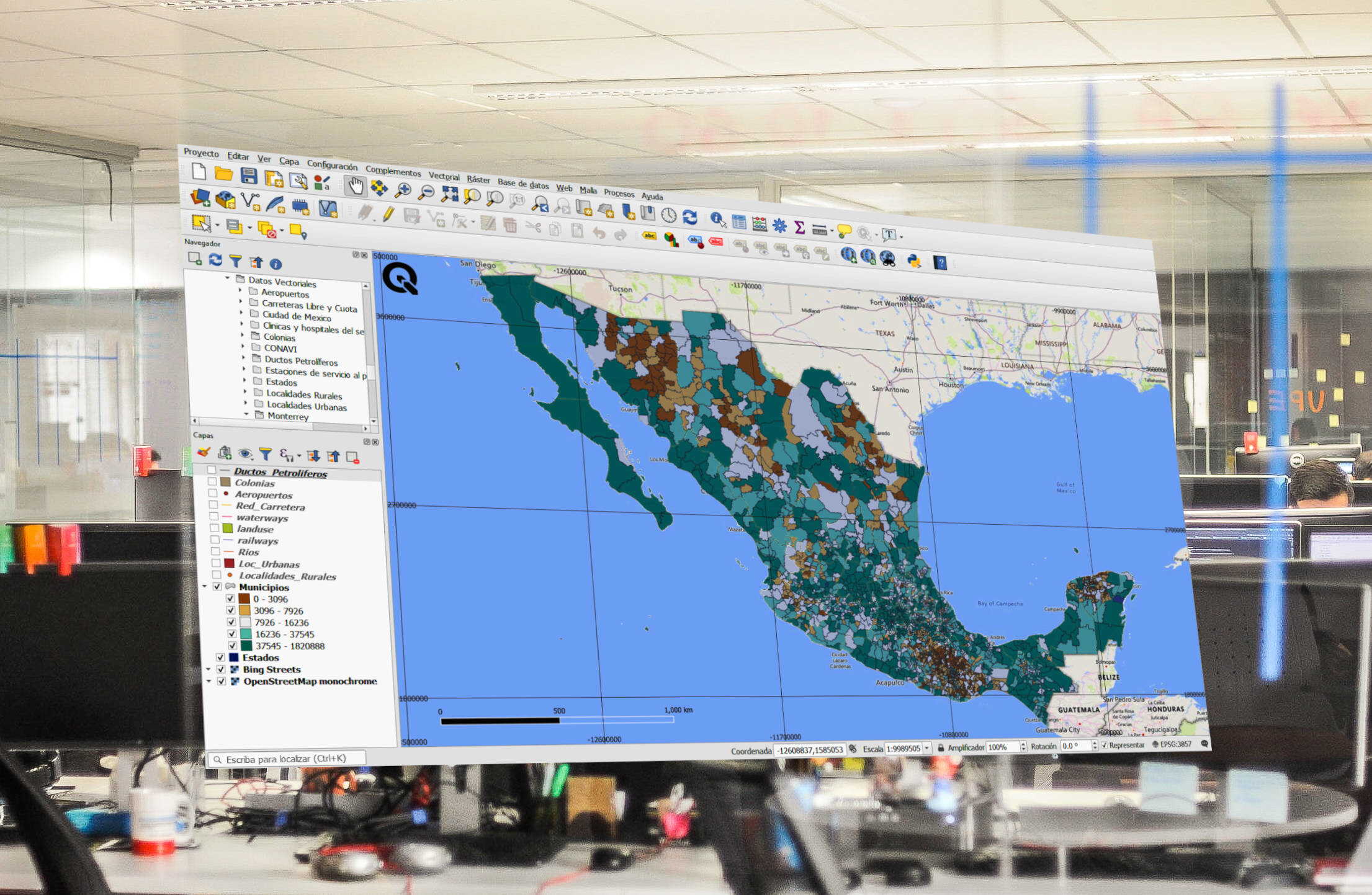 QGIS Sistema de Información Geográfica