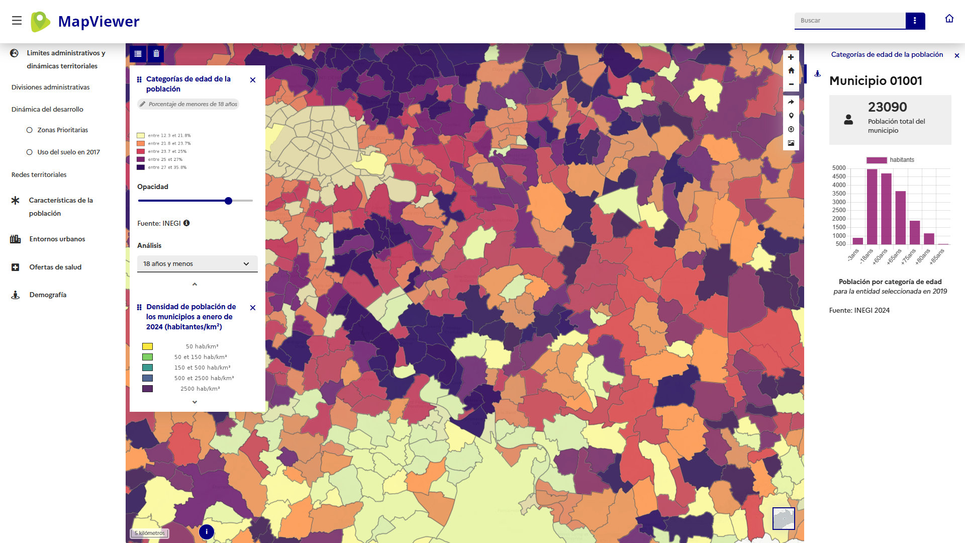 QGIS Software Interface