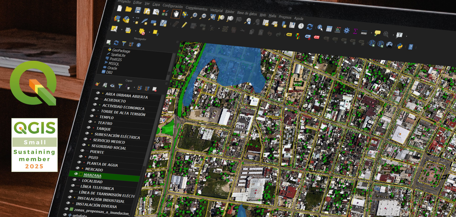 QGIS Software Interface